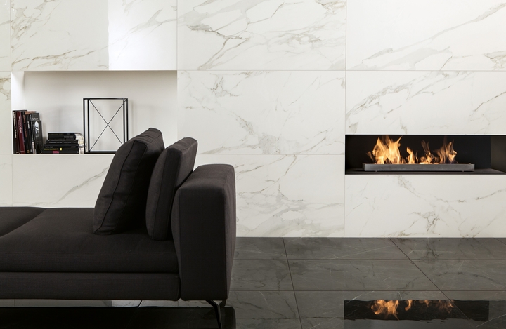 Social Design Magazine Caesar-SOUL Graphite Calacatta living