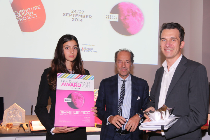 Foto Ennevi Francesco Grassi Ritira il Premio Marmomacc2014