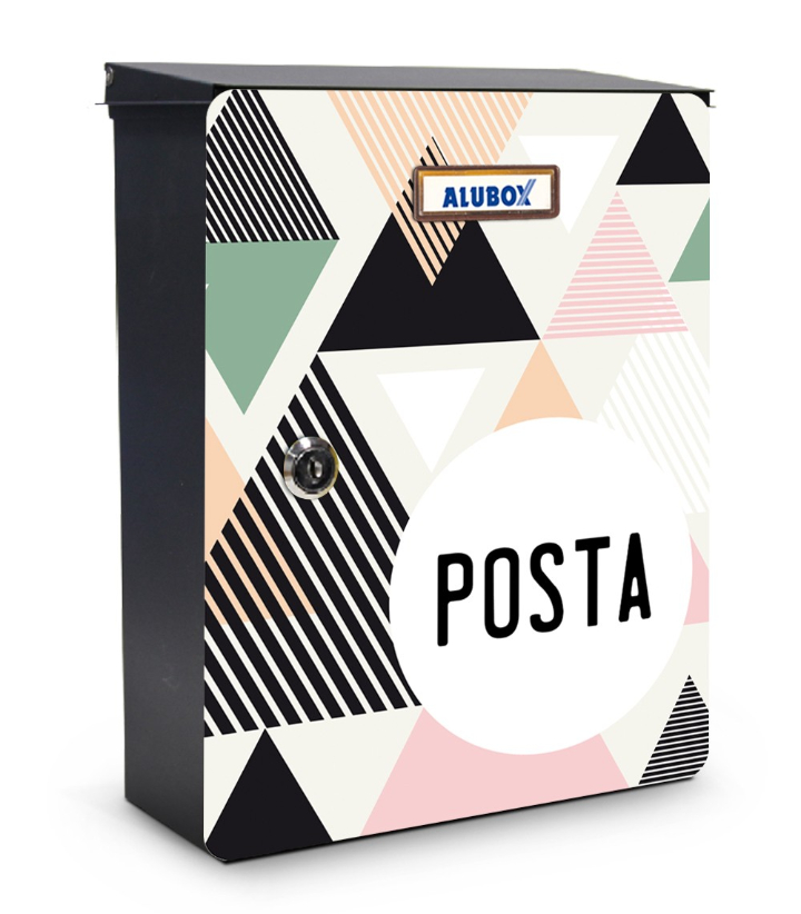 Triangoli cassetta postale design miabox by mia