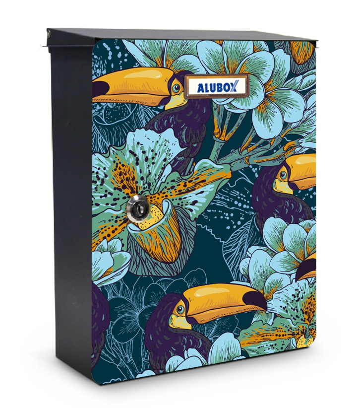 Toucans mailbox design miabox by my