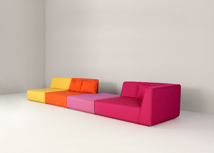 Lang Sofa-kreativ-Layout