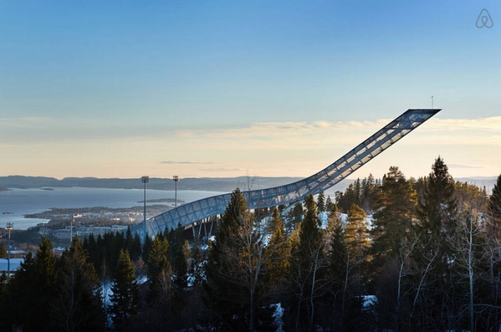 Airbnb JDS Holmenkollen σκι ρετιρέ άλμα 06