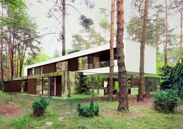 Reforma architekt Marcin Tomaszewski espejo refelctive casa Izabelin 2 03