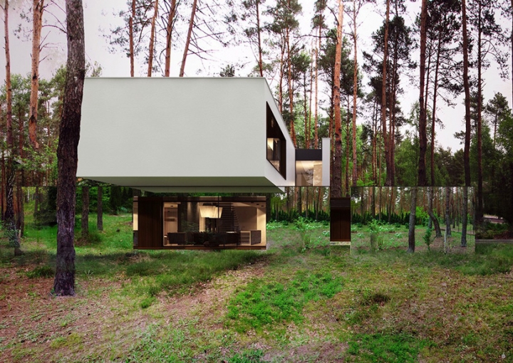 reform architekt marcin tomaszewski refelctive mirror izabelin house 2 05