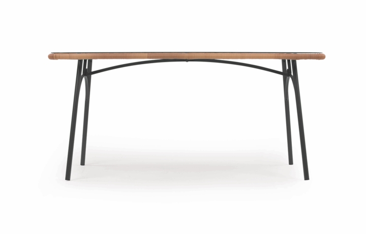 Lyra Table rectangulaire gris magazine de design sociale