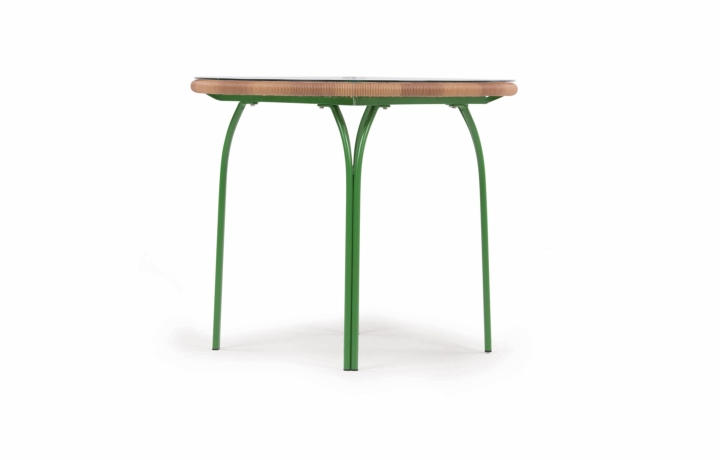 Lyra Table ronde vert magazine de design sociale