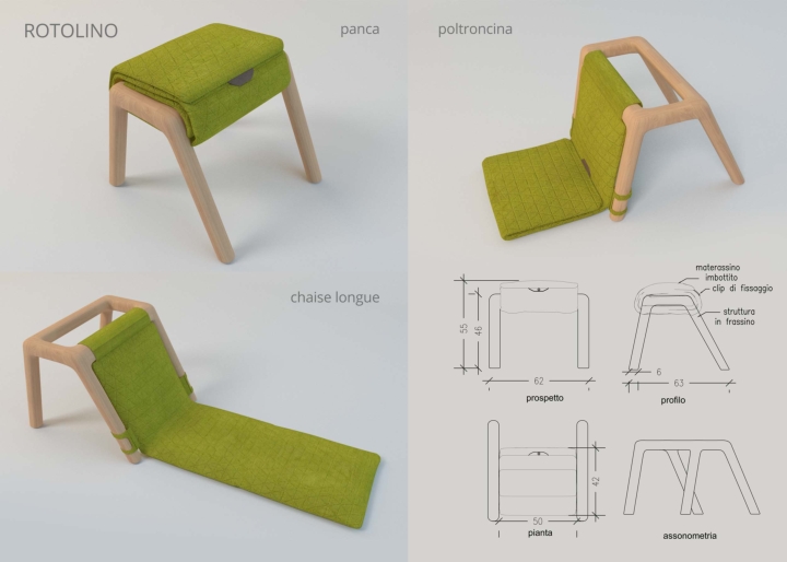 Progetto ROTOLINO 1 social design magazine