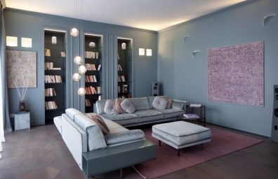 Atelier Durini 15 design d'intérieur Andrea Castrignano, Buzzi & Buzzi éclairage