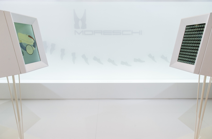 espace d'exposition Moreschi, Man 2015 de Pitti, projet Migliore + Servetto Architects