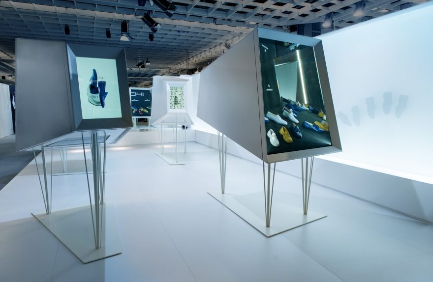 espace d'exposition Moreschi, Man 2015 de Pitti, projet Migliore + Servetto Architects