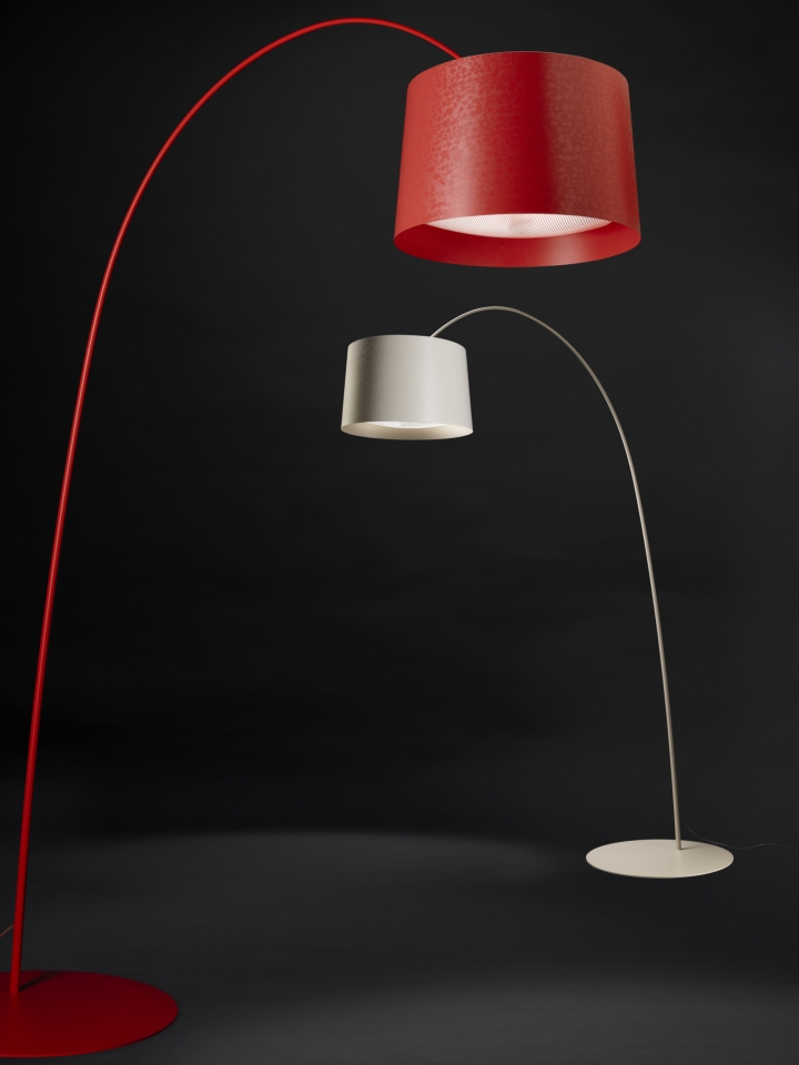 Twiggy Crimson-and-greige sozialen Designmagazin