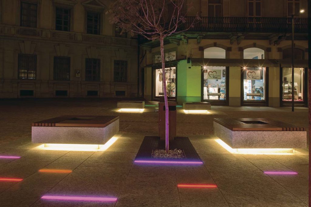 Illuminazione pubblica a LED per Bellinzona lighting design Stefano Dall'Osso