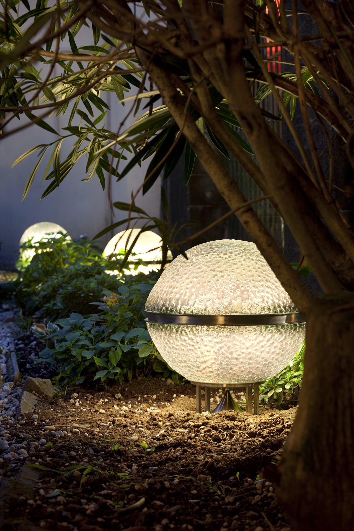 Catellani & Smith Medousê outdoor lamps with sound diffuser
