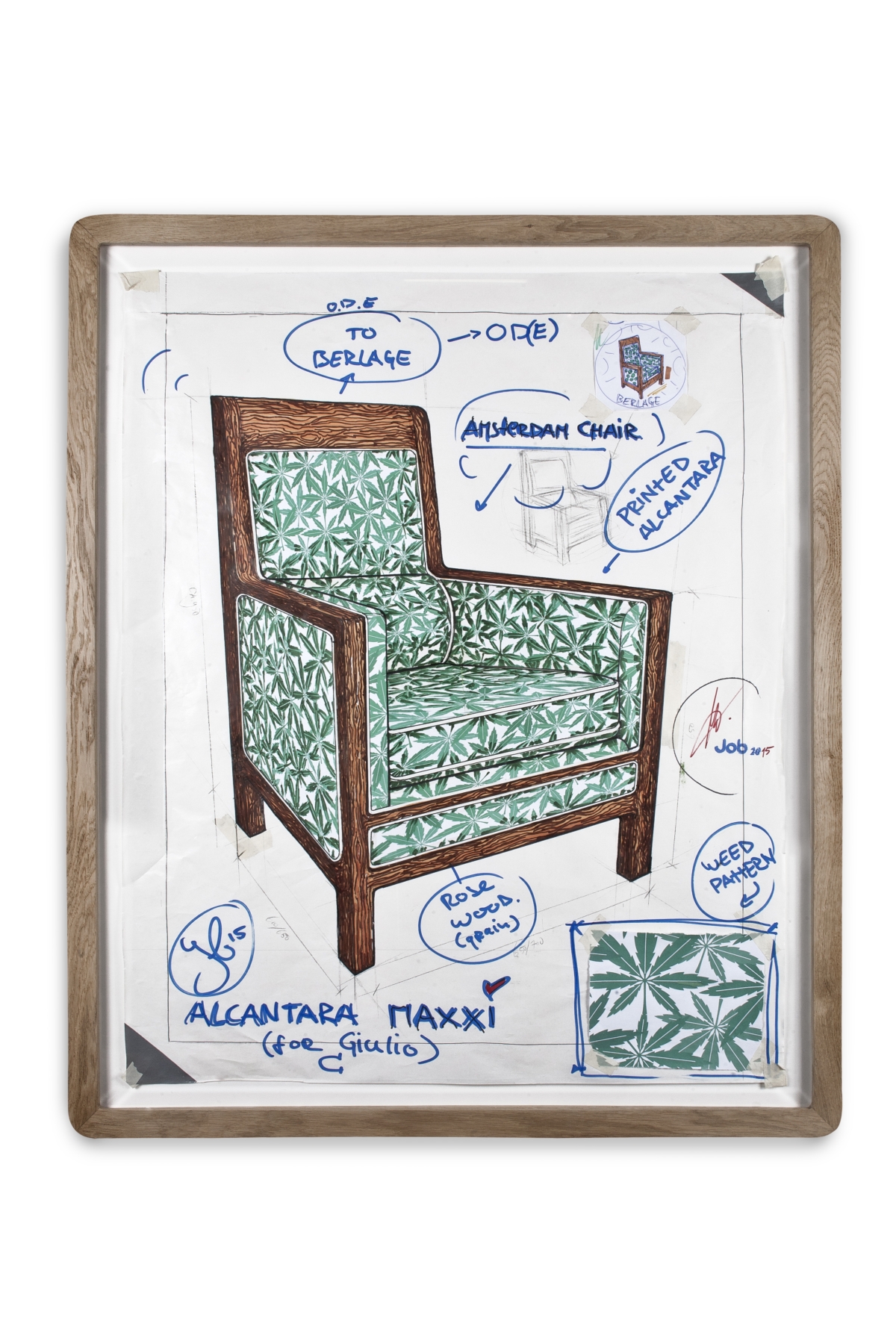 Local Icons. Progetto Alcantara-MAXXI Job Amsterdam Chair