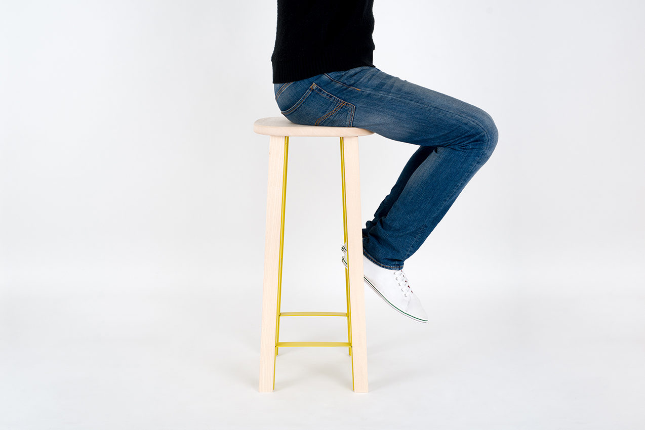 Mario Alessiani high Antelope stool