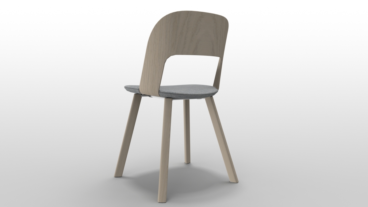 Lapalma chair Arco 4 legs bent wood