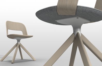 Lapalma Stuhl gebogenen Holzbogen