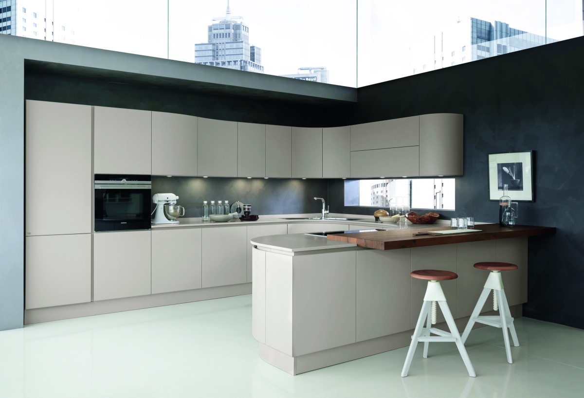 Artica Pedini kitchen with top in Hi-Macs