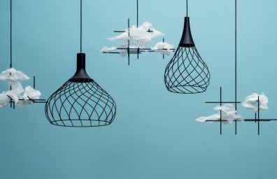 Suspended chandelier Mongolfier Linea Light Group