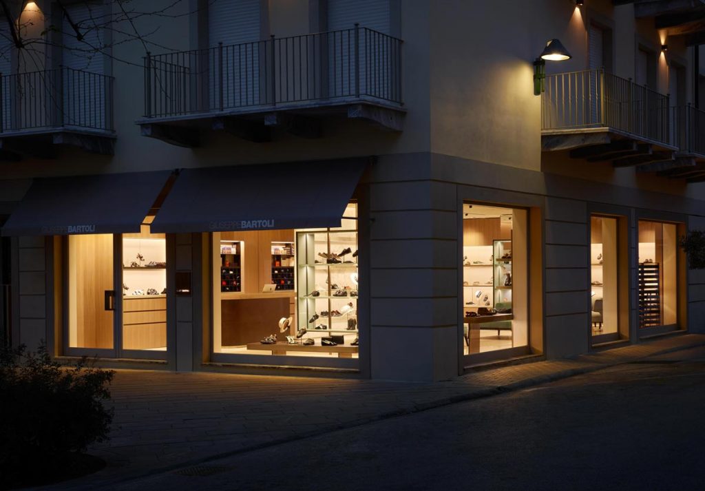 Giuseppe Bartoli shoe showroom