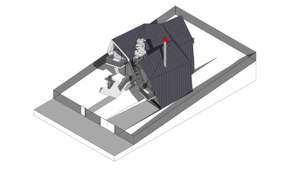 ONYXAMBLE kajutės pagal Stipfold axonometry