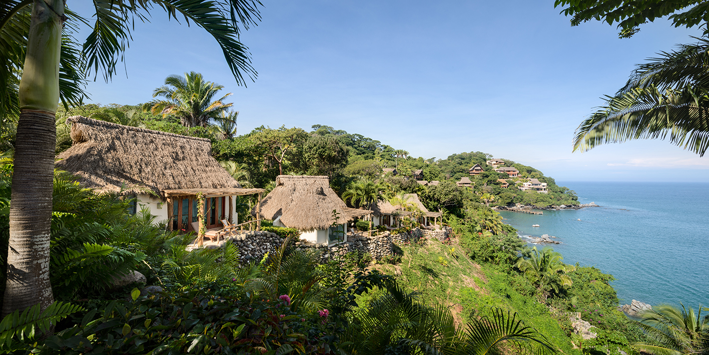 Villa Pelícanos, un complesso turistico dall’atmosfera dolce di un ritiro yoga, tra mare e giungla messicana