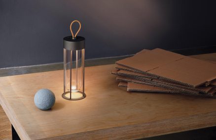 In Vitro Unplugged wireless table lamp, Philippe Starck for FLOS