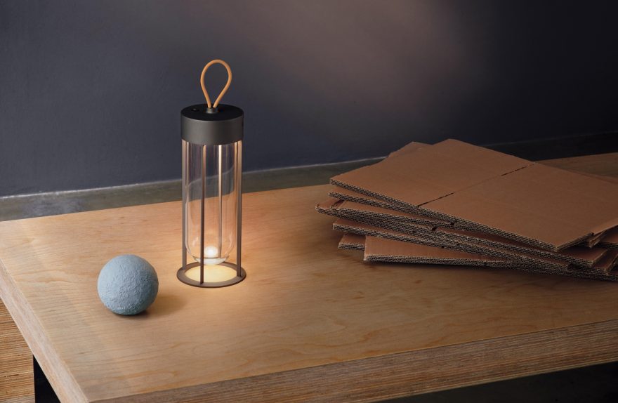 In Vitro Unplugged wireless table lamp, Philippe Starck for FLOS