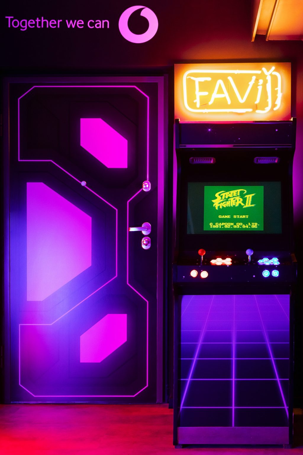 Gaming room Favij progetto Fabio Novembre