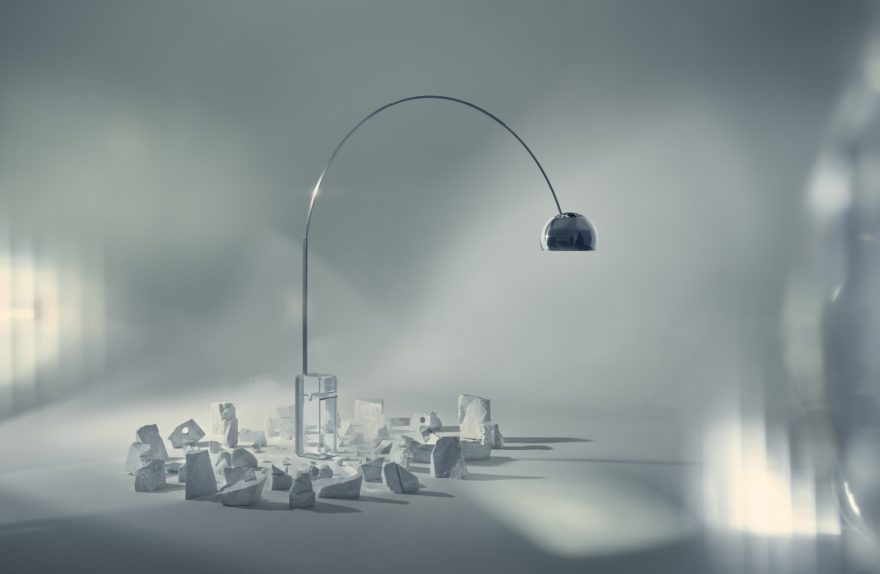 Flos Arco K limited edition for the sixty years of the Arco Flos lamp