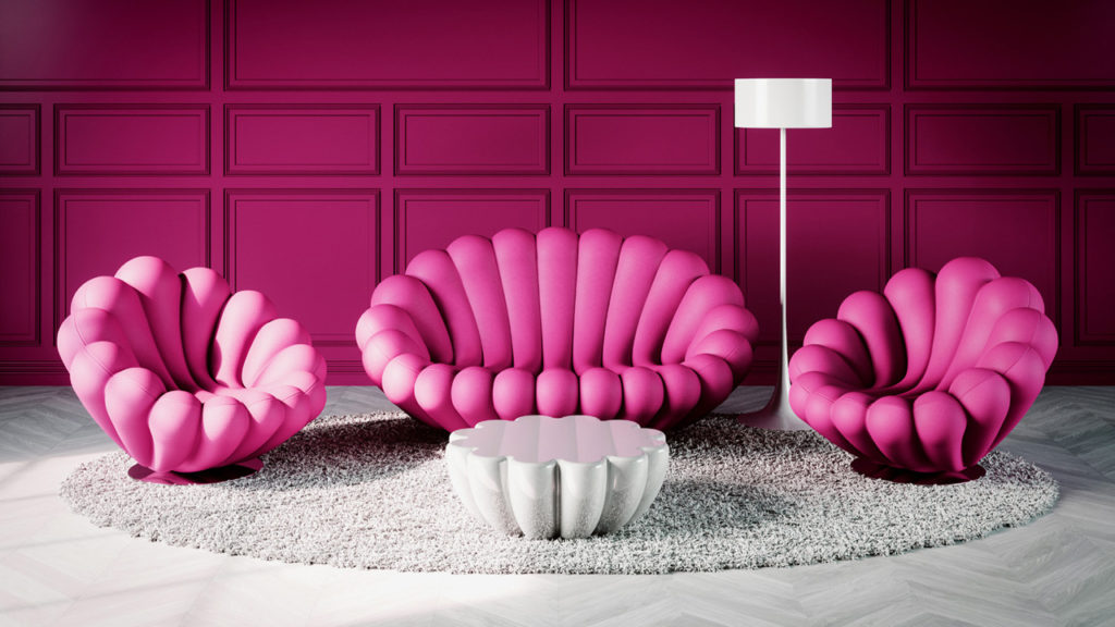Πολυθρόνα Anemone της εταιρείας Giancarlo Zema Modern Furniture