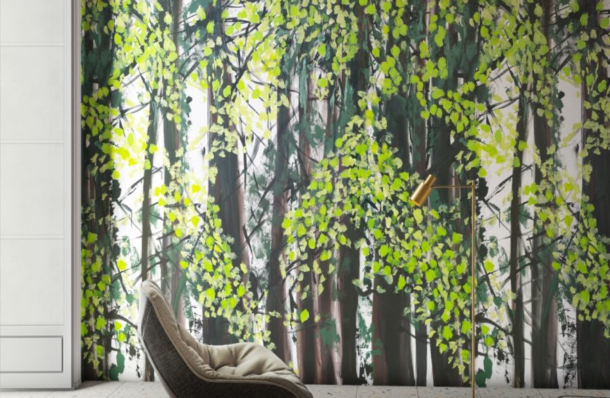 Wallpaper Wallpepper CH A Spring Forest AMB
