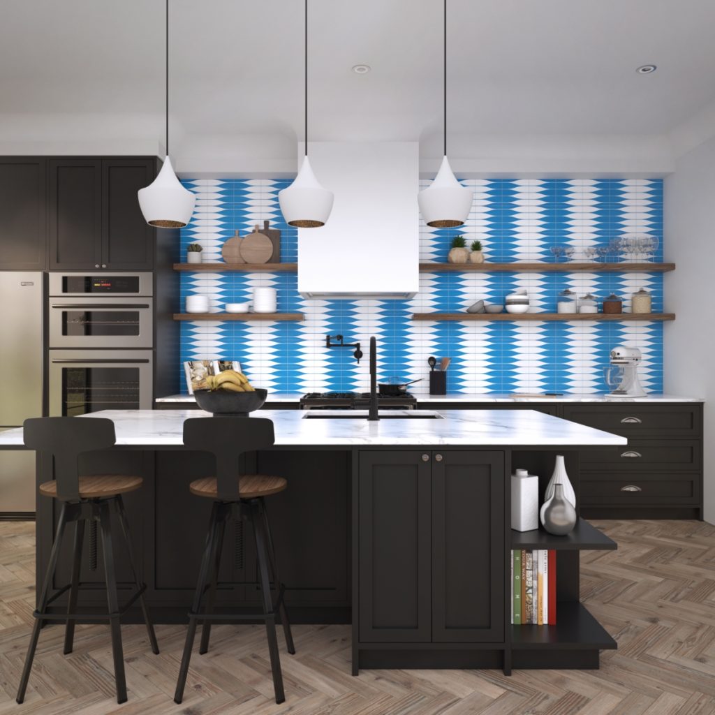 Milano Style collection Lut 5 8x8 20cm x 20cm Kitchen Backsplash View 2 32