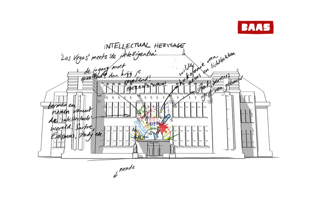 Эскиз интеллектуального наследия Маартена Бааса ©Maarten Baas