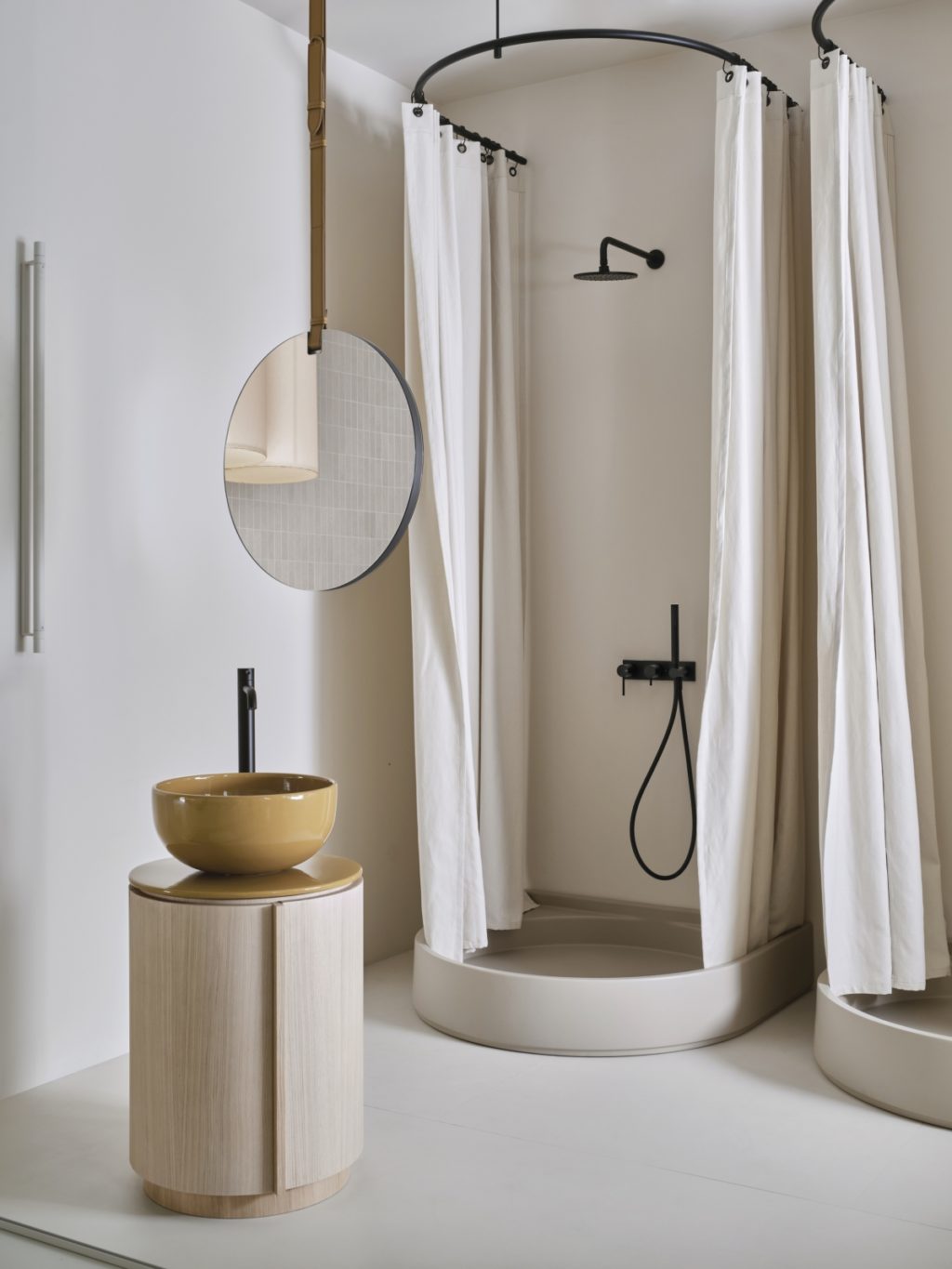 Arredo bagno contemporaneo - Mobile lavabo Tiberino - Ceramica Cielo