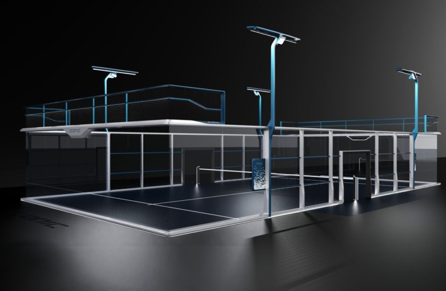 The padel court of the future. Iconic Padel Court. Pininfarina Architecture and Iconic