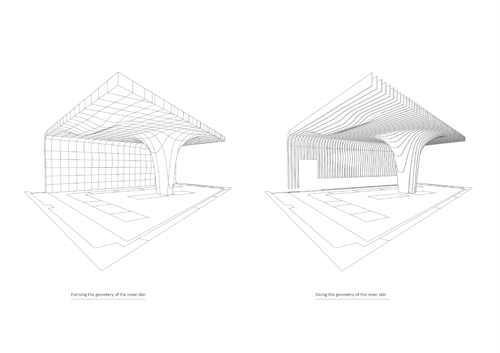 Panetteria e pasticceria in Grecia by ARCHE Architecture Design Lab plan