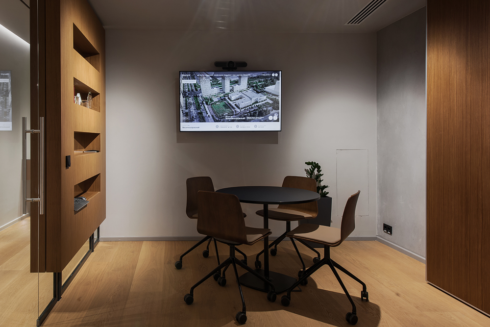Harmonia entre minimalismo e conforto o novo escritório GloraX. Estúdio Archpoint