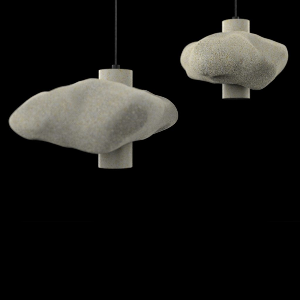 Sunclue la lámpara que supera las nubes. diseño Fereshteh Haji Gholami Nima Bavardi