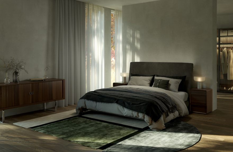 Camera da letto con tappeto .jpg