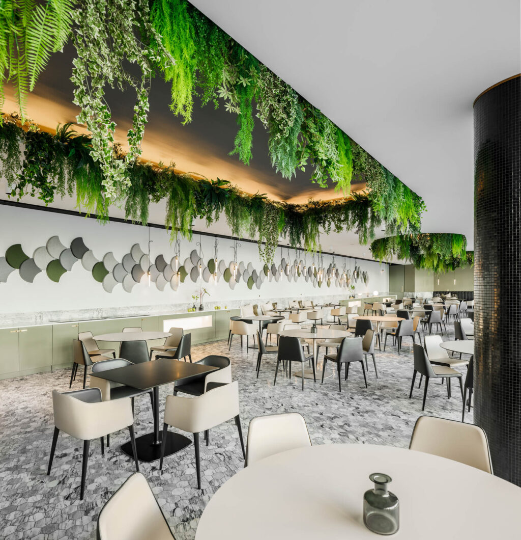 Koi Restaurant a sensory journey through gardens, flavors and architecture. box architects