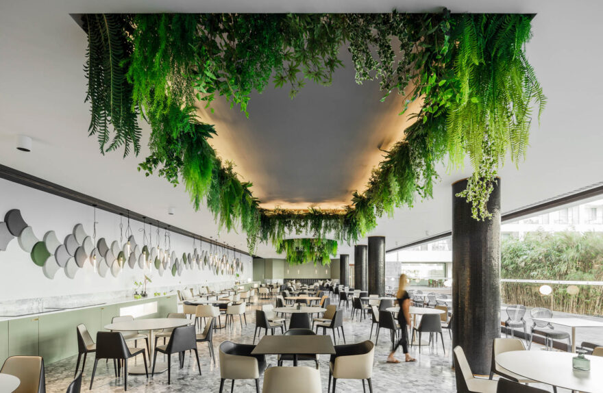Koi Restaurant a sensory journey through gardens, flavors and architecture. box architects