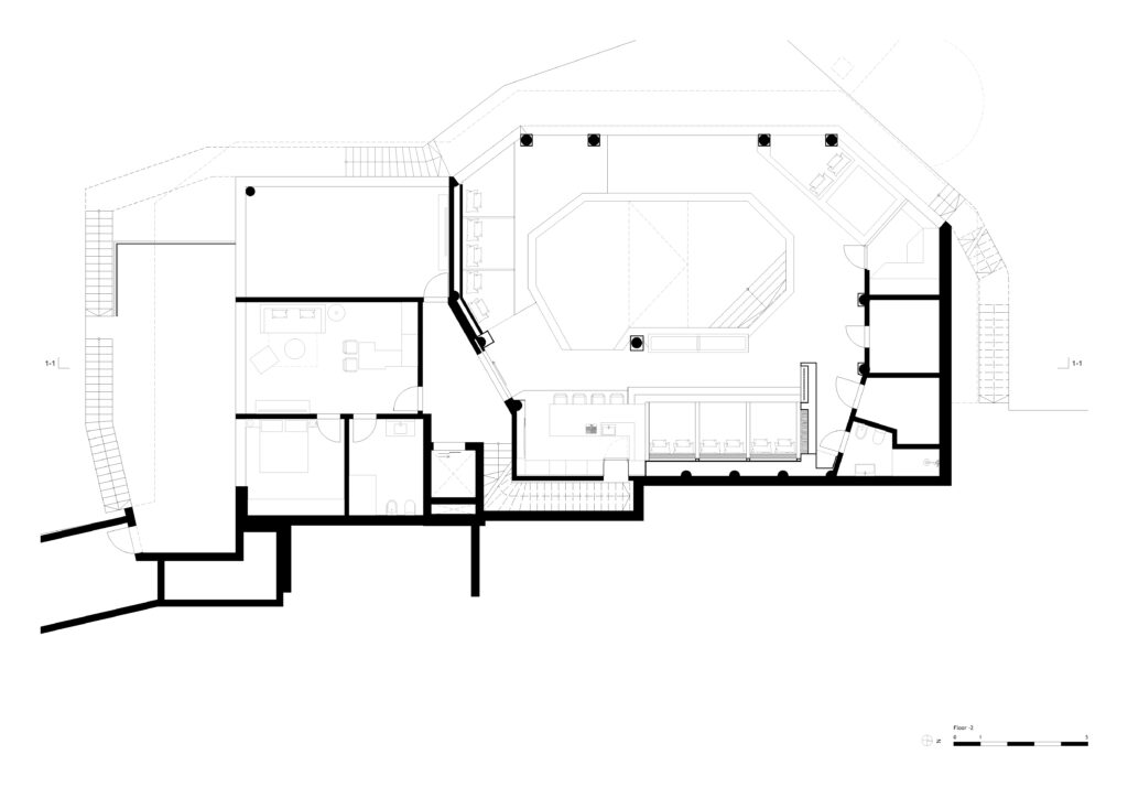 Chalet D drawings. monovolume architecture e design