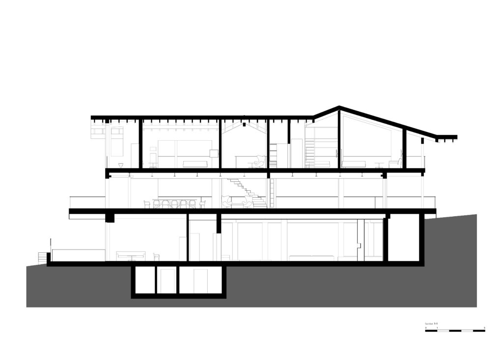 Chalet D drawings. minivan architecture and design