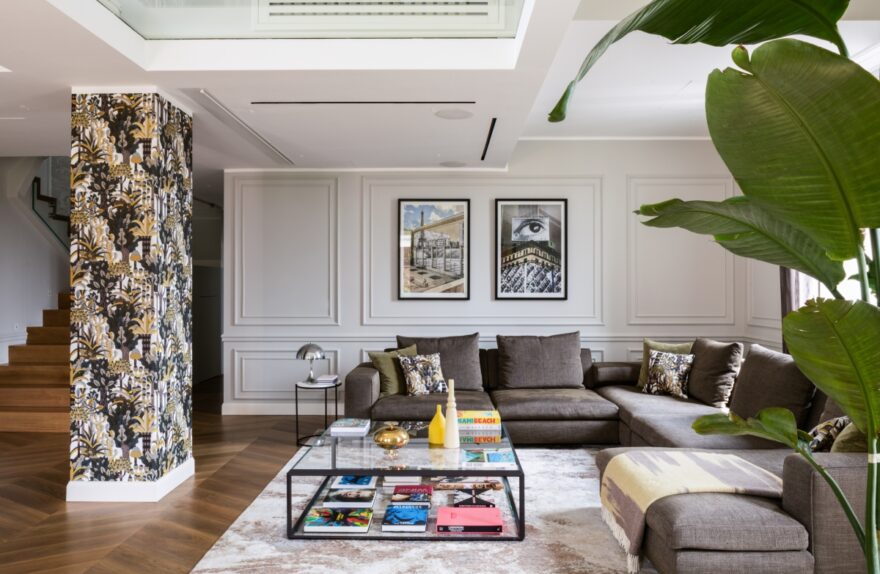 Custom renovation project of a penthouse in the center of Milan. Matthew Italy. Photo Monica Spezia