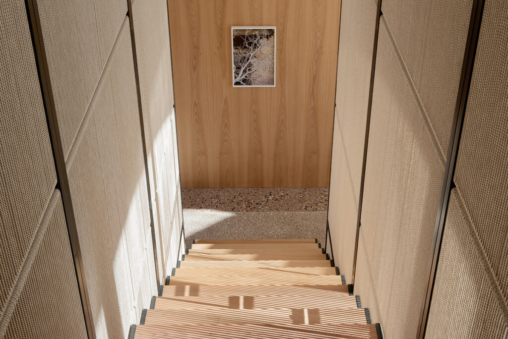 Escalier central ©Paolo Abate, Photographie de Marco Pietracupa