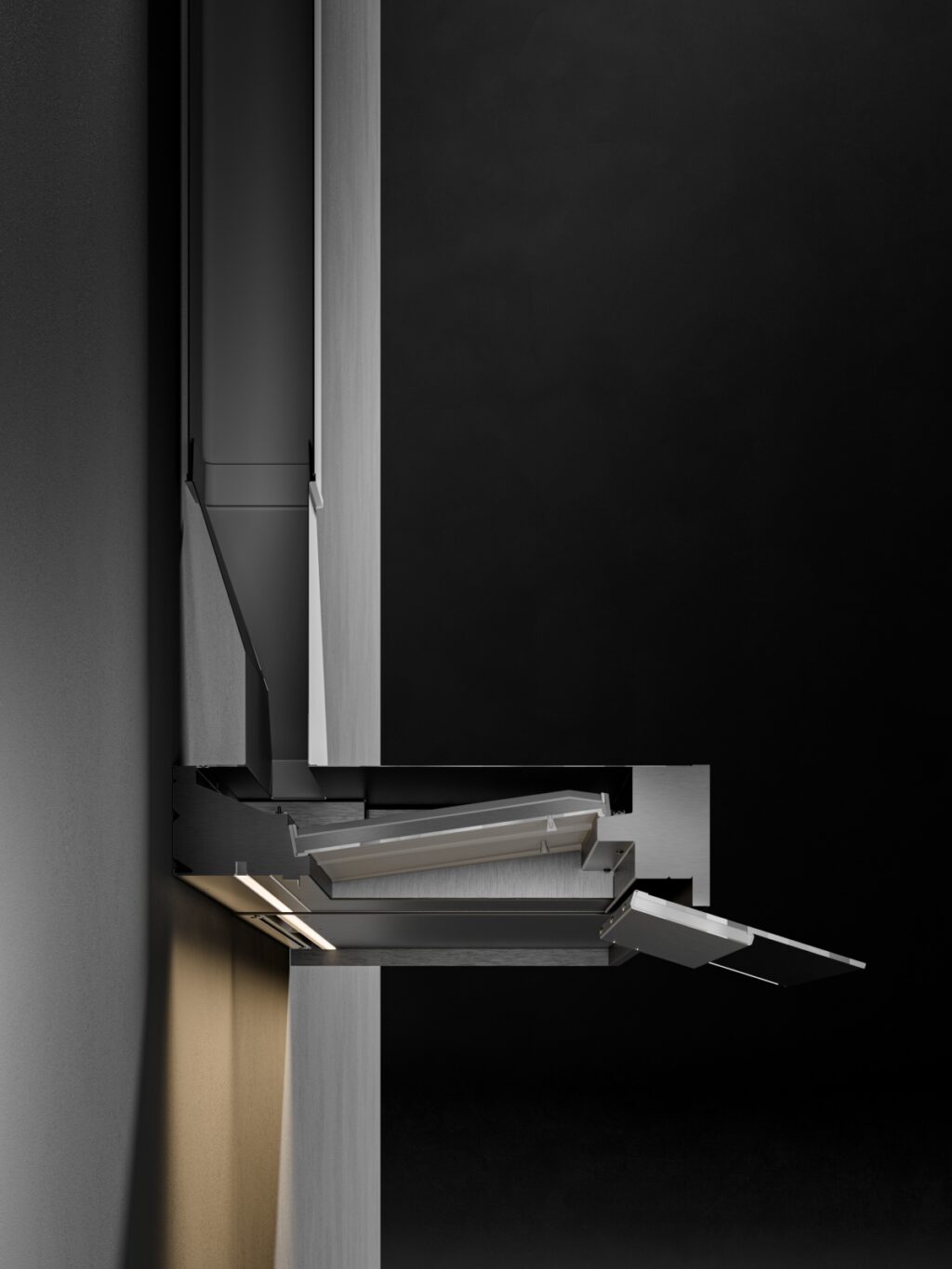 Una estantería que transforma la ventilación y el mobiliario de la cocina Falmec Shelf
