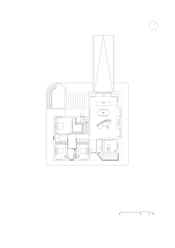 Plan d'étage de la Margine Casa Ulia