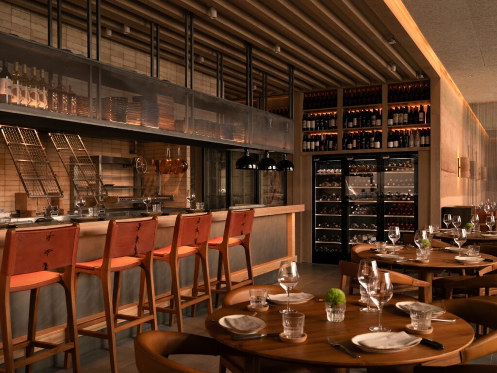 Un nuevo restaurante asador de leña Fireplace by Bedrock en Singapur. Gente de diseño caliente
