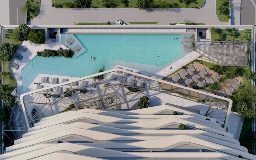 Pininfarina Architecture Iconic Tower Dubai Internet City Podium Pool